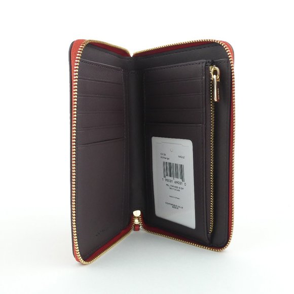 Coach Mango Medium ID Zip Leather Wallet NWT C4124 - Picture 3 of 5